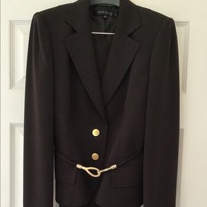 Anne Klein Women’s Brown Skirt Suit Size 6